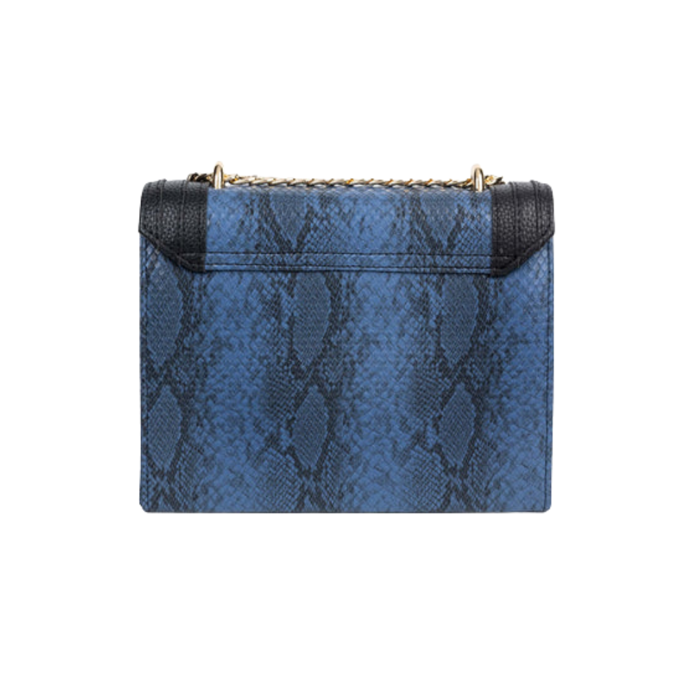 Navy Textured Handbag