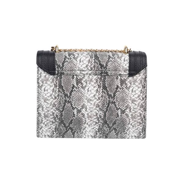 Black Textured Handbag